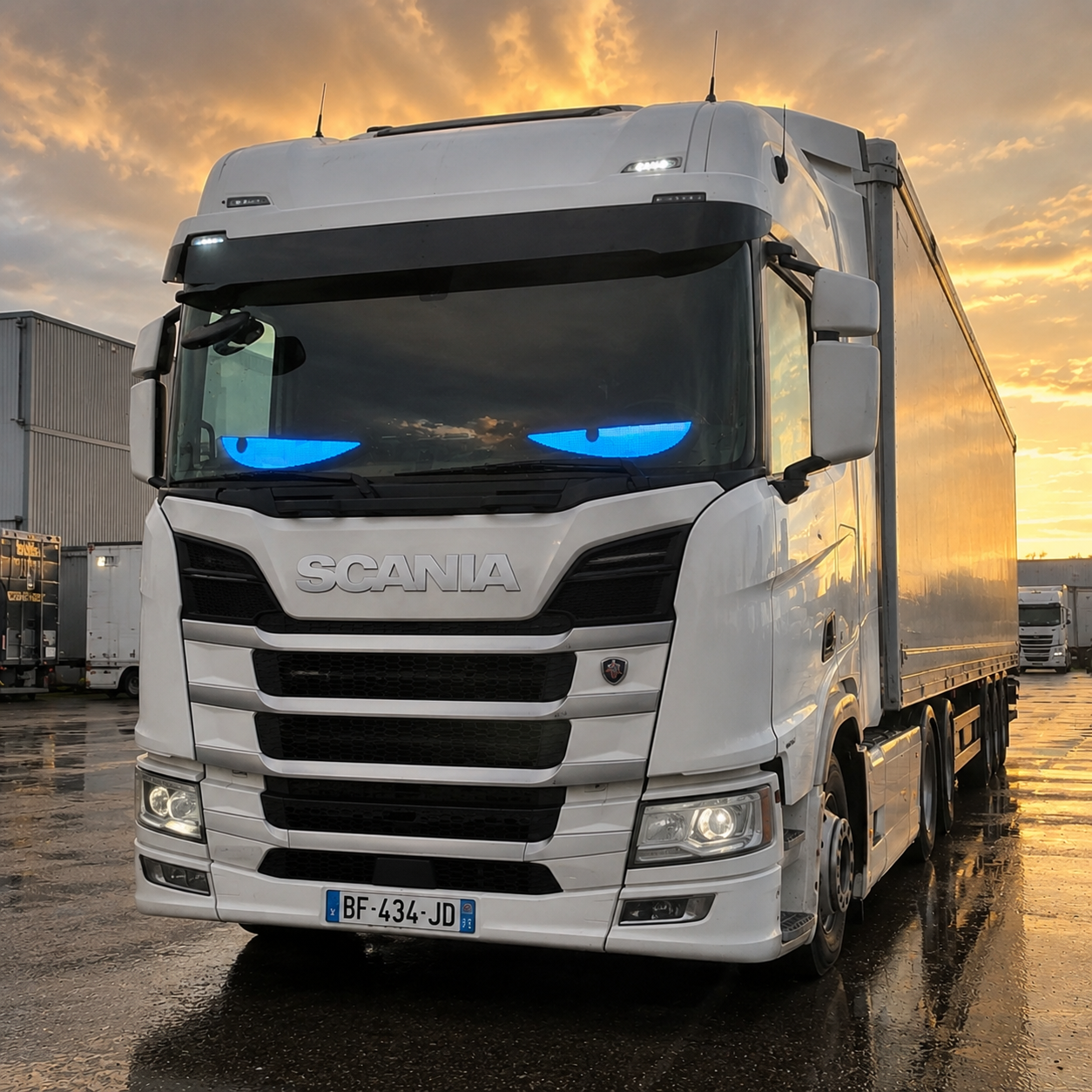 2er Set CarFlare® LED - Panel ( LKW Größe ) 12CM x 60CM x 2 Stück