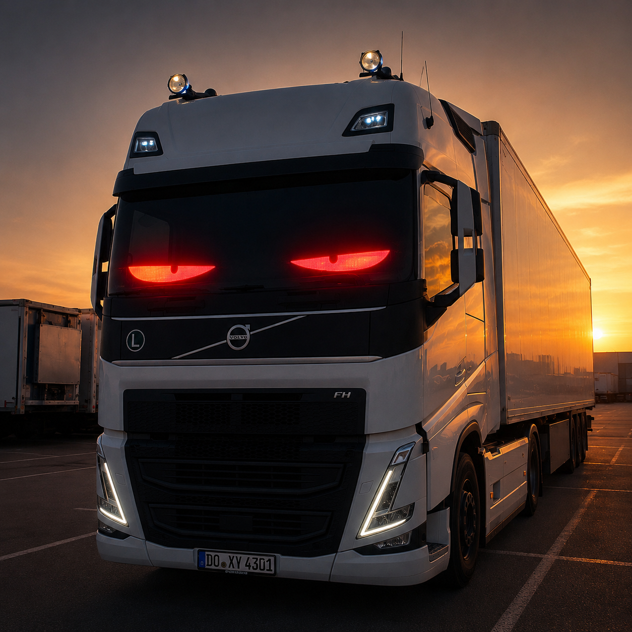 2er Set CarFlare® LED - Panel ( LKW Größe ) 12CM x 60CM x 2 Stück