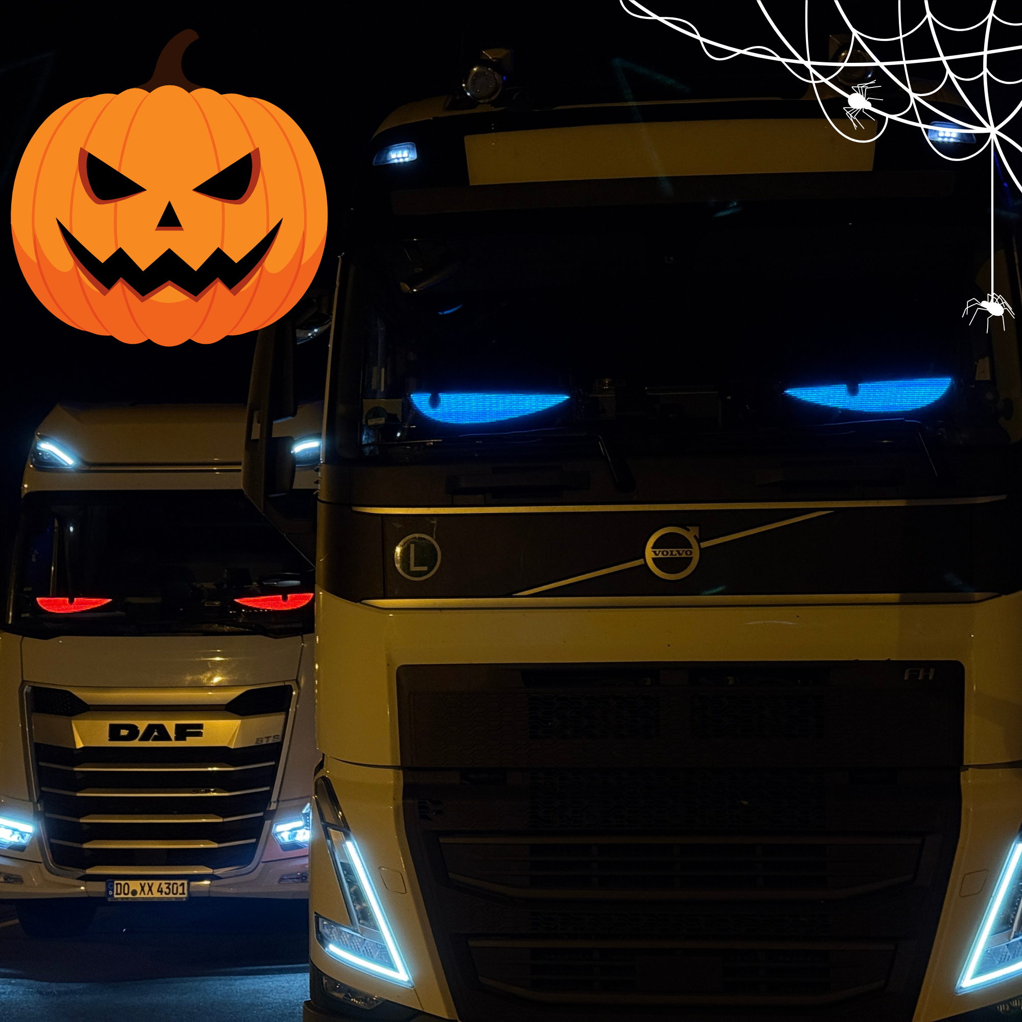 2er Set CarFlare® LED - Panel ( PKW Größe ) 12CM x 37CM